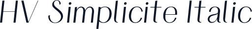 HV Simplicite Italic