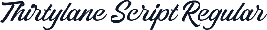 Thirtylane Script Regular
