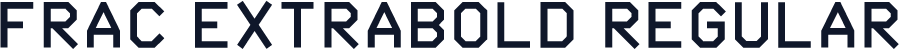 FRAC ExtraBold Regular
