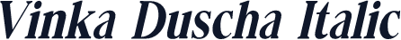 Vinka Duscha Italic