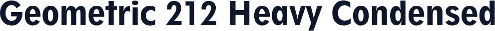 Geometric 212 Heavy Condensed