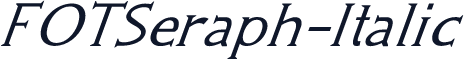 FOTSeraph-Italic