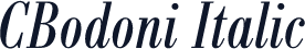 CBodoni Italic