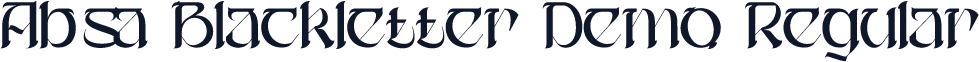 Absa Blackletter Demo Regular