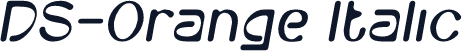 DS-Orange Italic