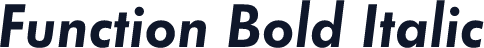 Function Bold Italic