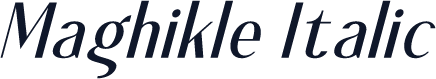 Maghikle Italic