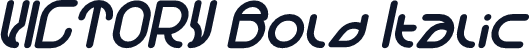 VICTORY Bold Italic