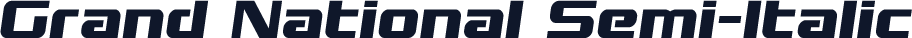Grand National Semi-Italic