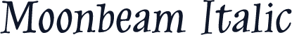 Moonbeam Italic