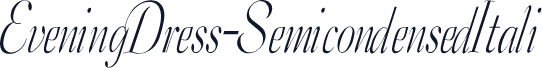 EveningDress-SemicondensedItali