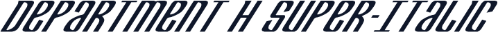 Department H Super-Italic