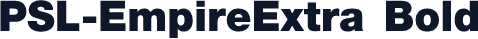 PSL-EmpireExtra Bold