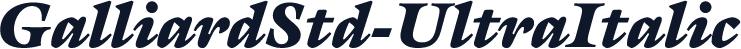 GalliardStd-UltraItalic