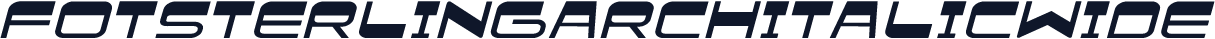 FOTSterlingarchItalicwide