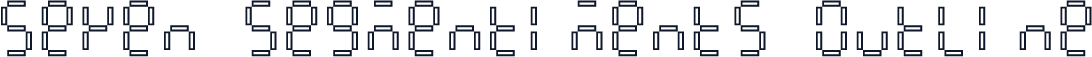 Seven Segmentiments Outline