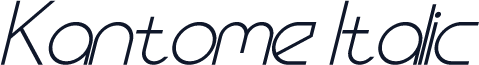 Kantome Italic