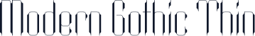 Modern Gothic Thin