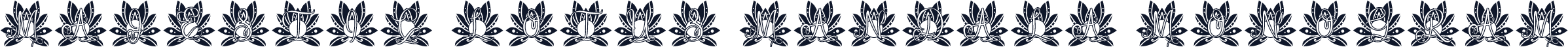 Majestic Lotus Mandala Monogram