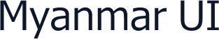 Myanmar UI