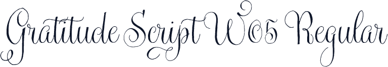 Gratitude Script W05 Regular