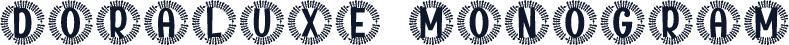 Doraluxe Monogram