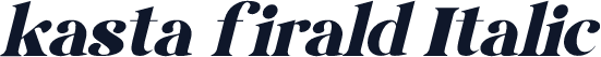 kasta firald Italic