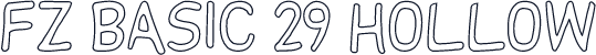 FZ BASIC 29 HOLLOW