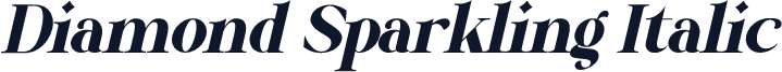 Diamond Sparkling Italic