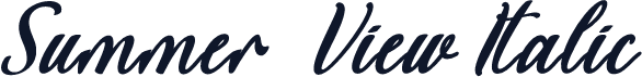 Summer  View Italic
