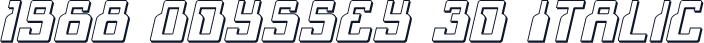 1968 Odyssey 3D Italic