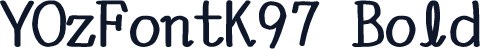 YOzFontK97 Bold
