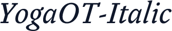 YogaOT-Italic