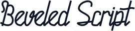 Beveled Script