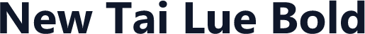 New Tai Lue Bold