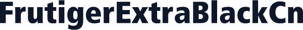 FrutigerExtraBlackCn