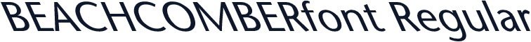 BEACHCOMBERfont Regular