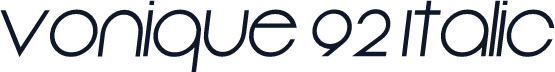 Vonique 92 Italic