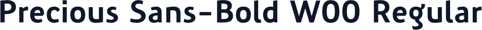 Precious Sans-Bold W00 Regular