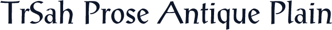 TrSah Prose Antique Plain