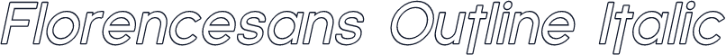 Florencesans Outline Italic