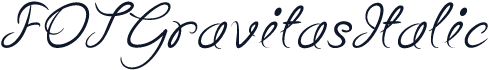FOTGravitasItalic