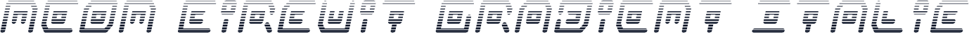 Neon Circuit Gradient Italic