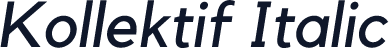 Kollektif Italic