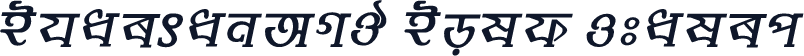 BhairabAMJ Bold Italic