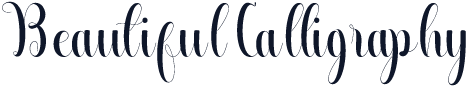 Beautiful Calligraphy