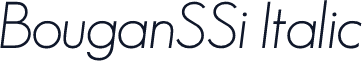 BouganSSi Italic