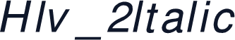 Hlv_2Italic