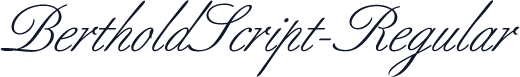 BertholdScript-Regular