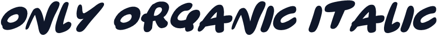 Only Organic Italic